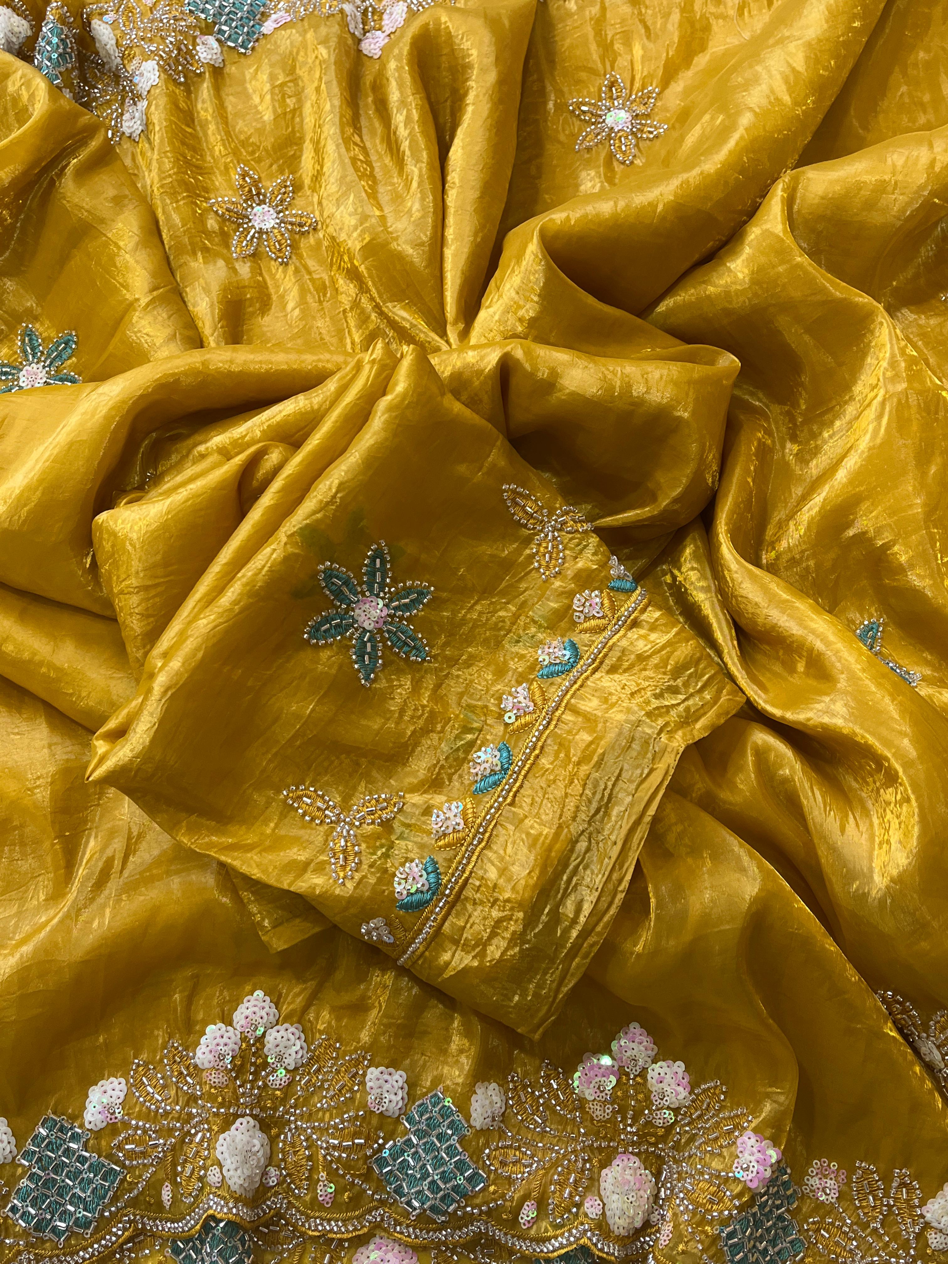 Pure Space silk saree - Anvitha Collections