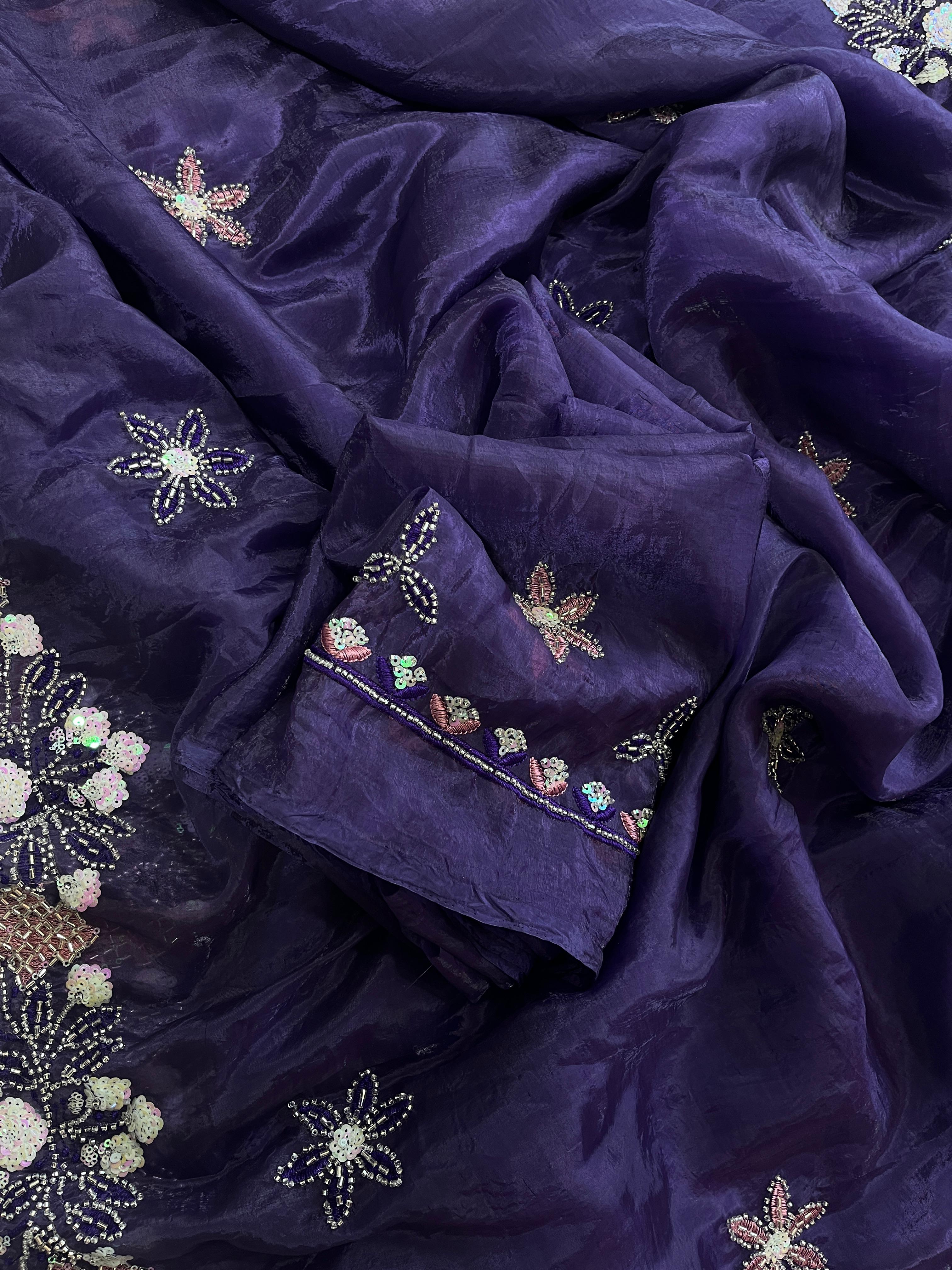 Pure Space silk saree - Anvitha Collections