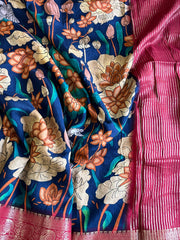 pure viscose kalamkari print