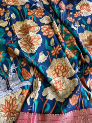 pure viscose kalamkari print