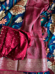 pure viscose kalamkari print