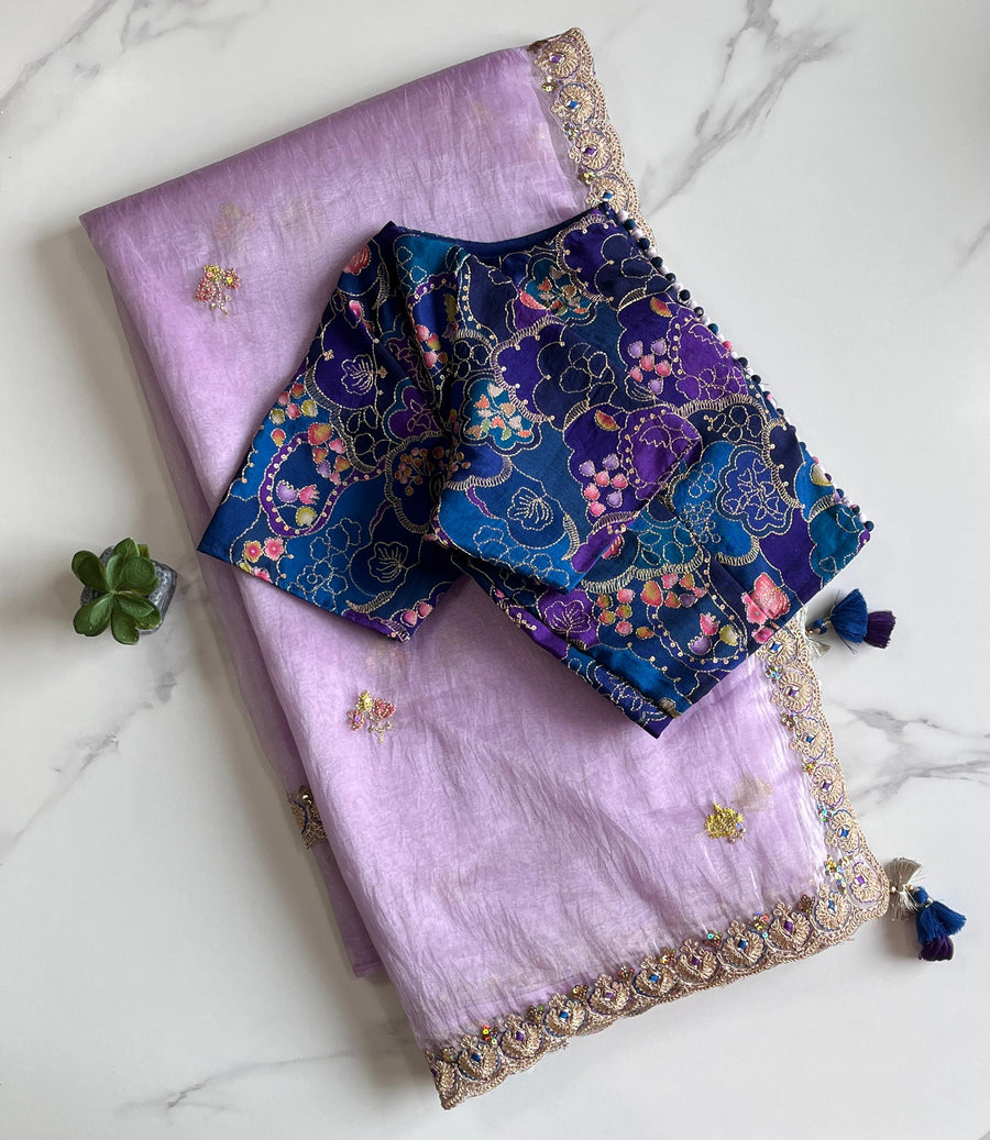 Pure Organza Tissue Saree