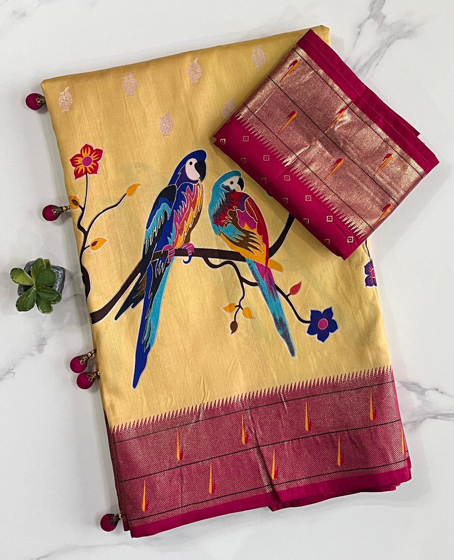 Munga silk saree