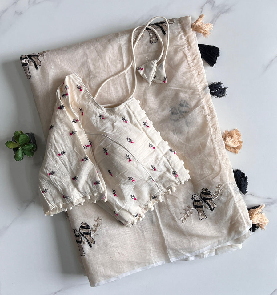 premium Chanderi saree