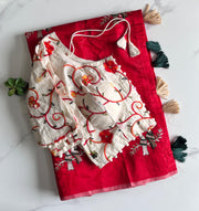 premium Chanderi saree