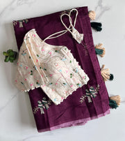 premium Chanderi saree