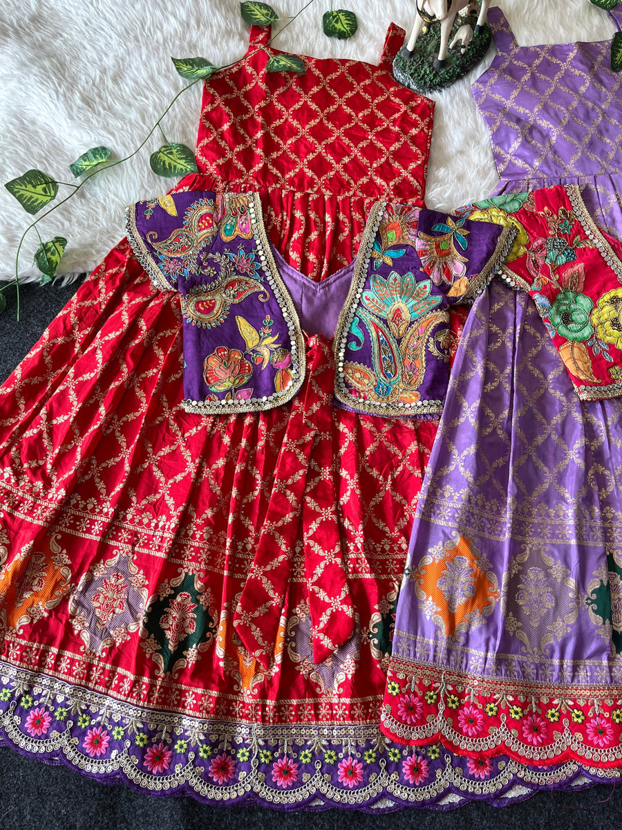 Kids gown with coat❤️