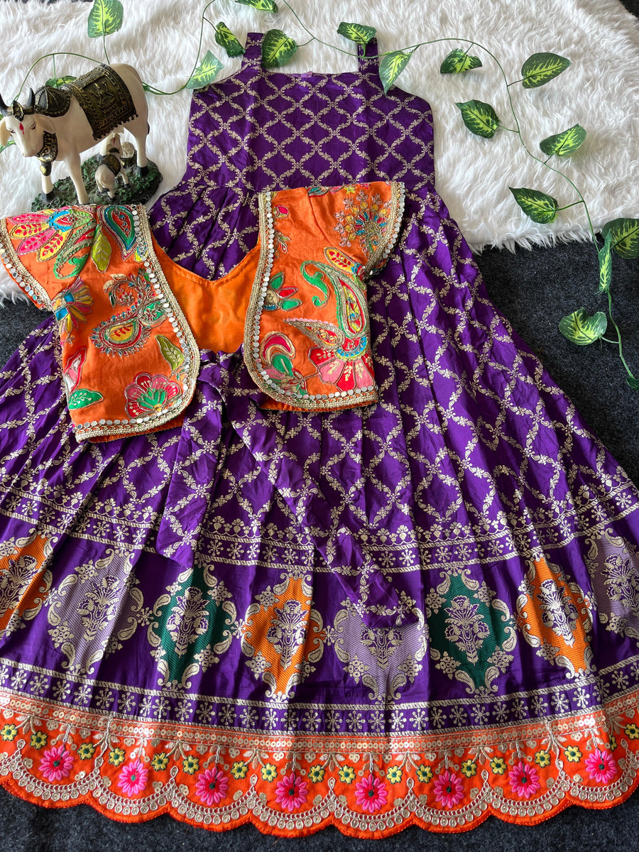 Kids gown with coat❤️