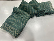 stunning linen saree