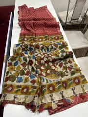 stunning linen saree