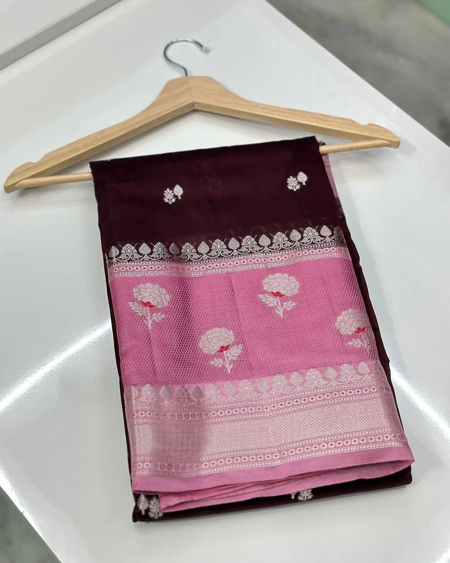 Banarasi handloom silk saree