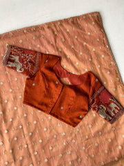 pure soft tissue organza saree