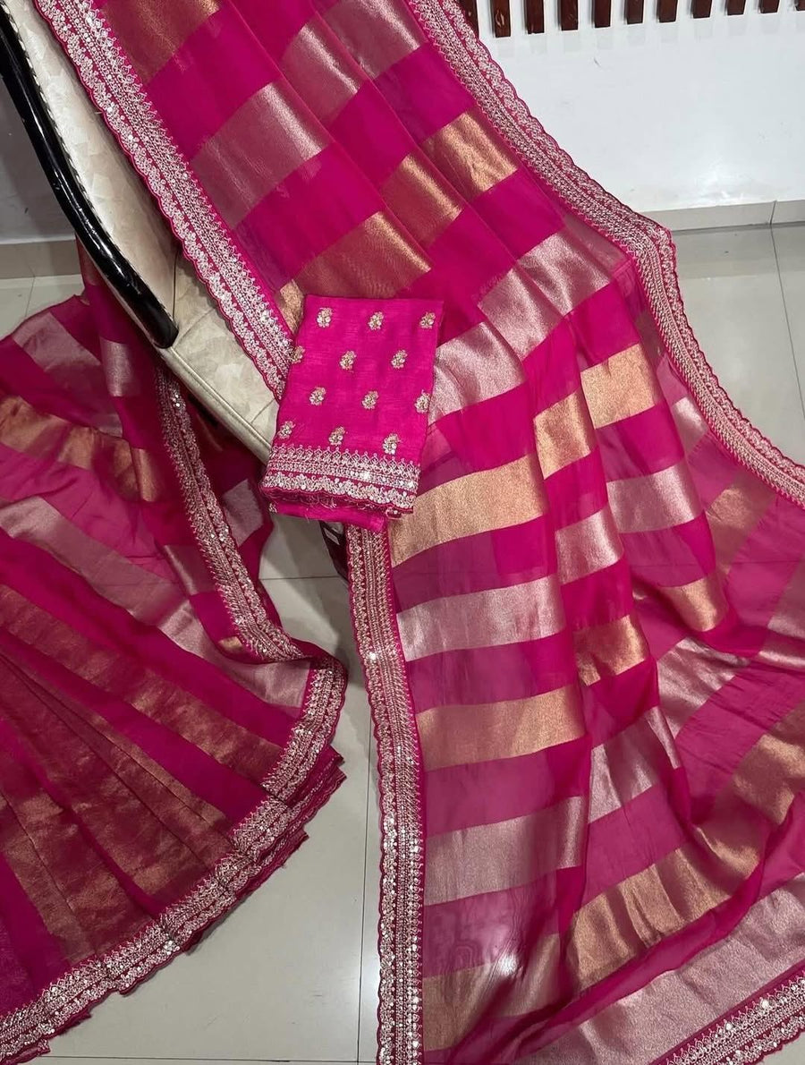 Georgette tissue silk