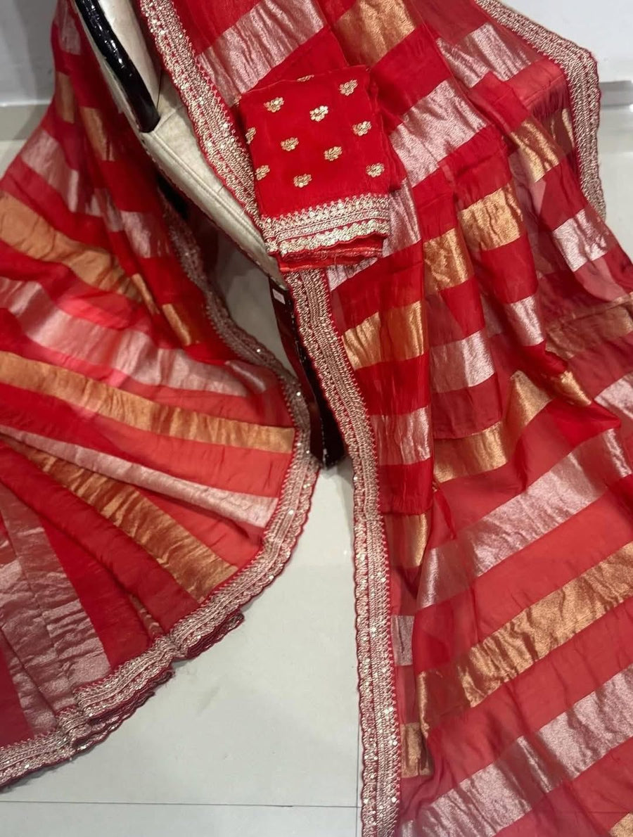 Georgette tissue silk