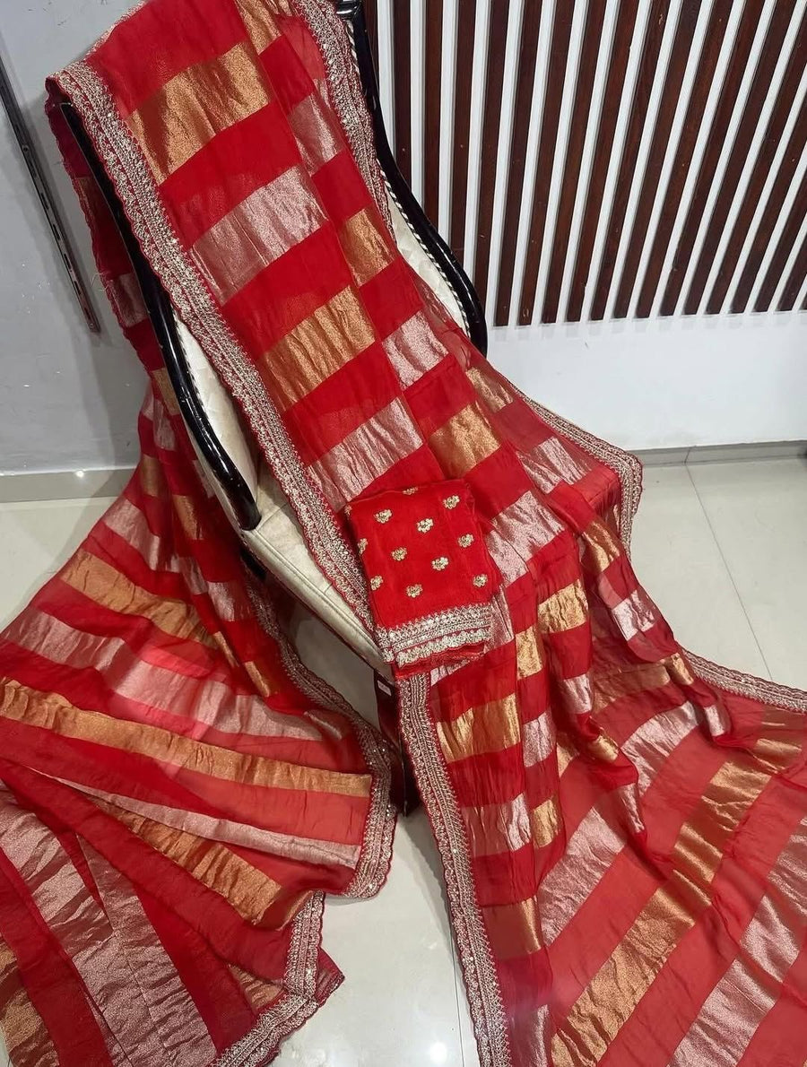 Georgette tissue silk