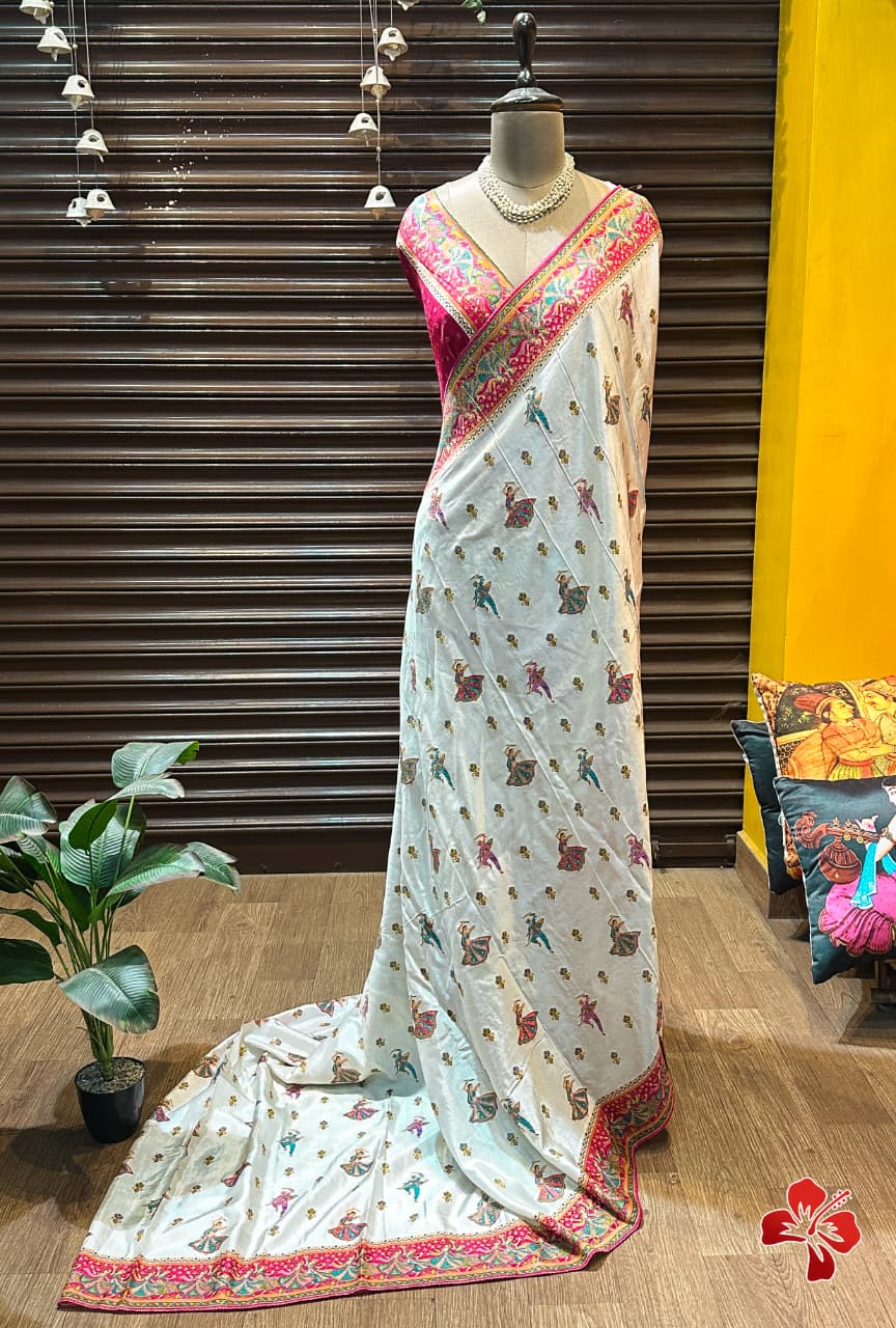 Kashmiri Resham Weave Sarees
