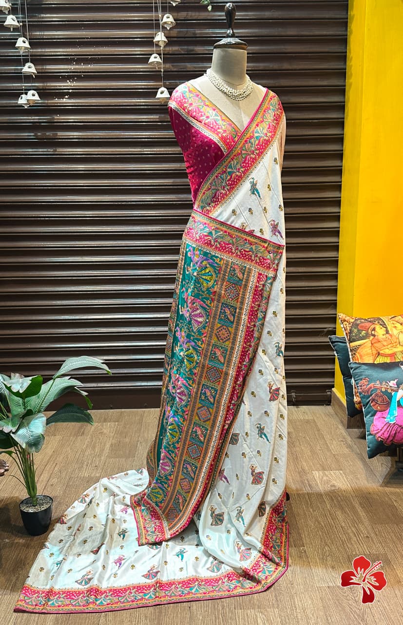 Kashmiri Resham Weave Sarees