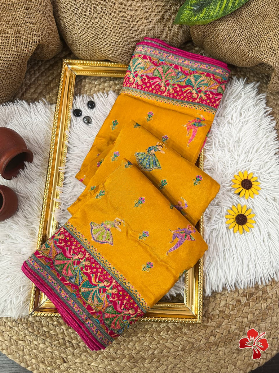 Kashmiri Resham Weave Sarees