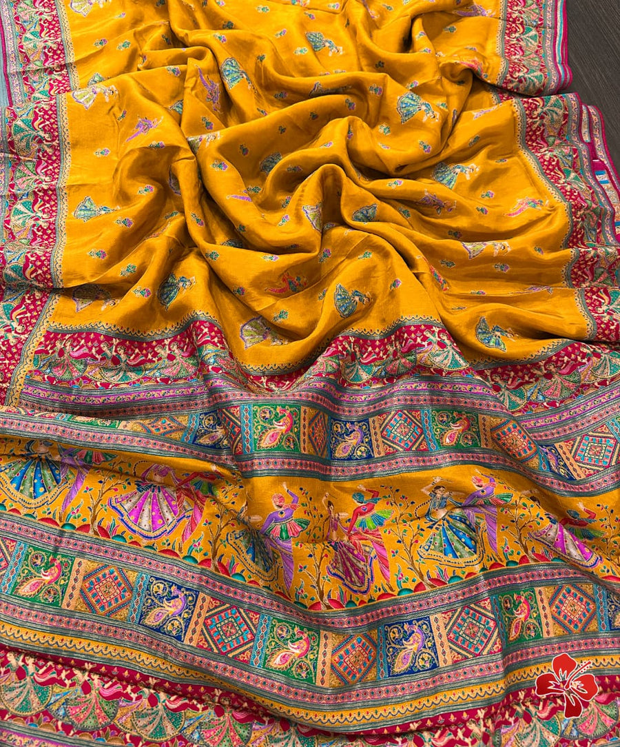 Kashmiri Resham Weave Sarees