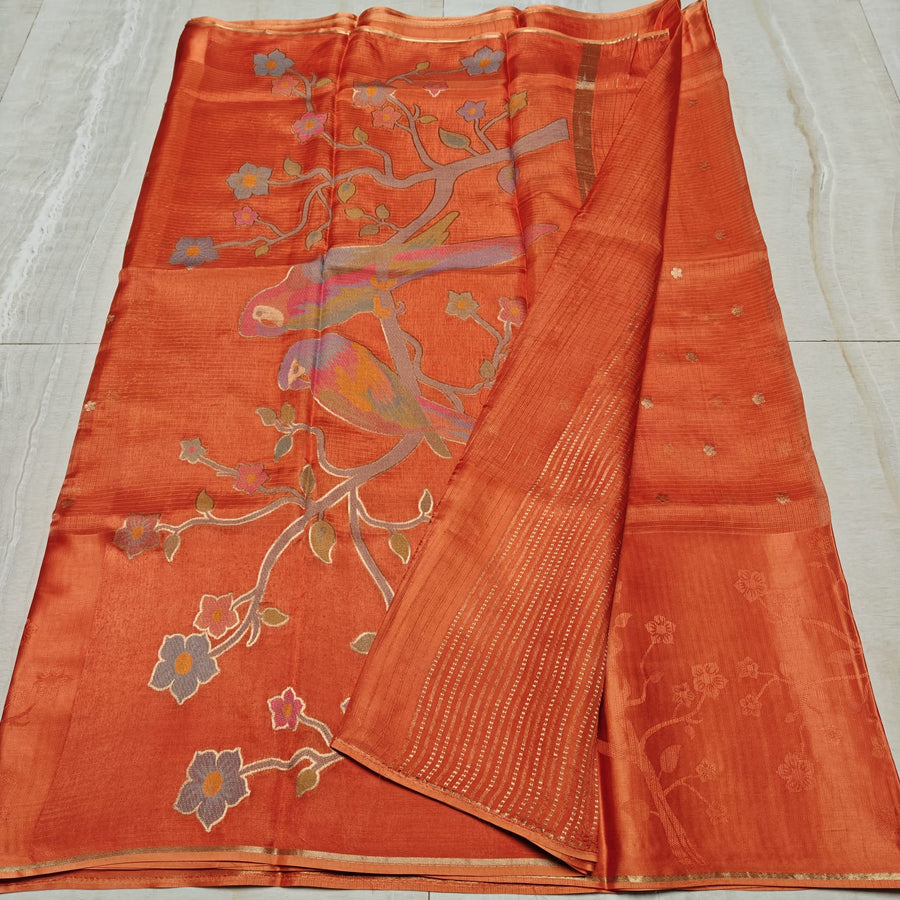 Manipuri Pure Silk Kota Weaving