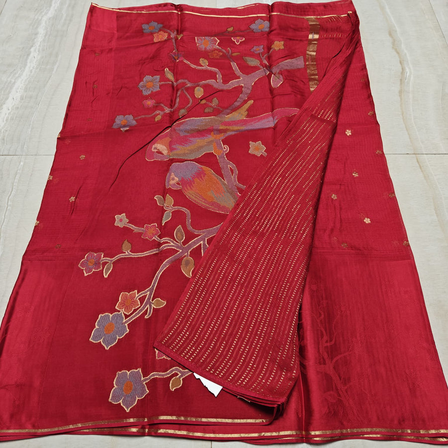 Manipuri Pure Silk Kota Weaving