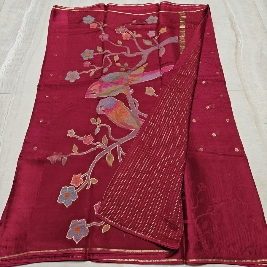 Manipuri Pure Silk Kota Weaving