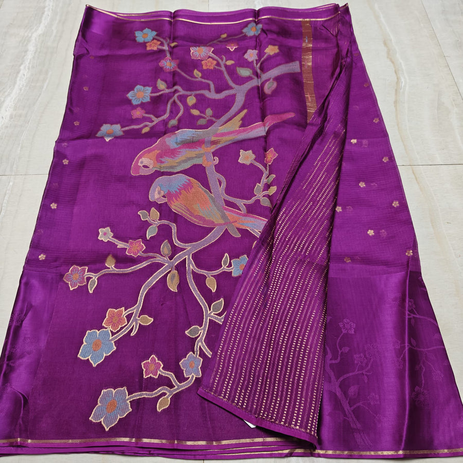 Manipuri Pure Silk Kota Weaving