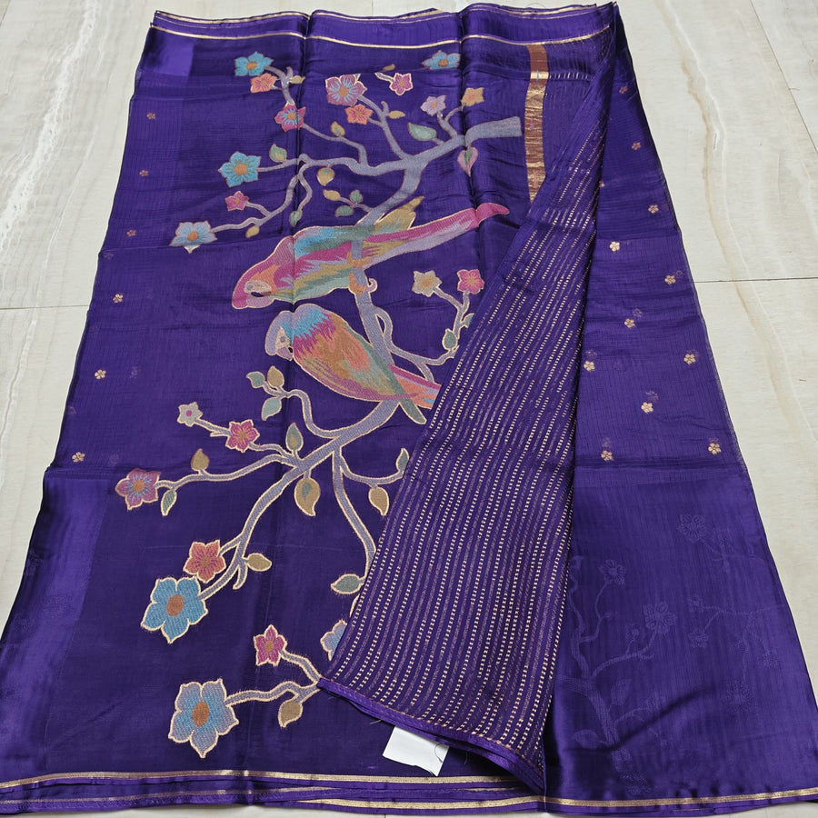 Manipuri Pure Silk Kota Weaving