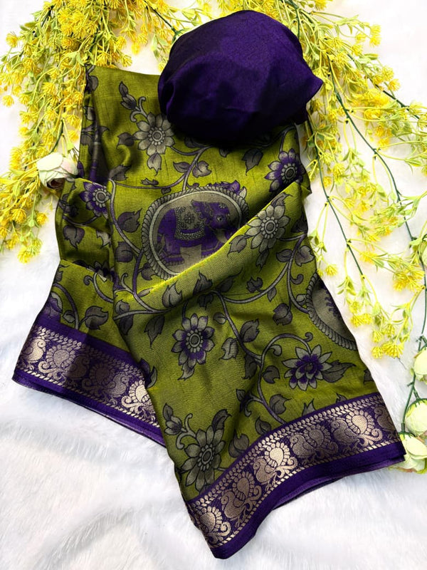 soft black dola silk saree