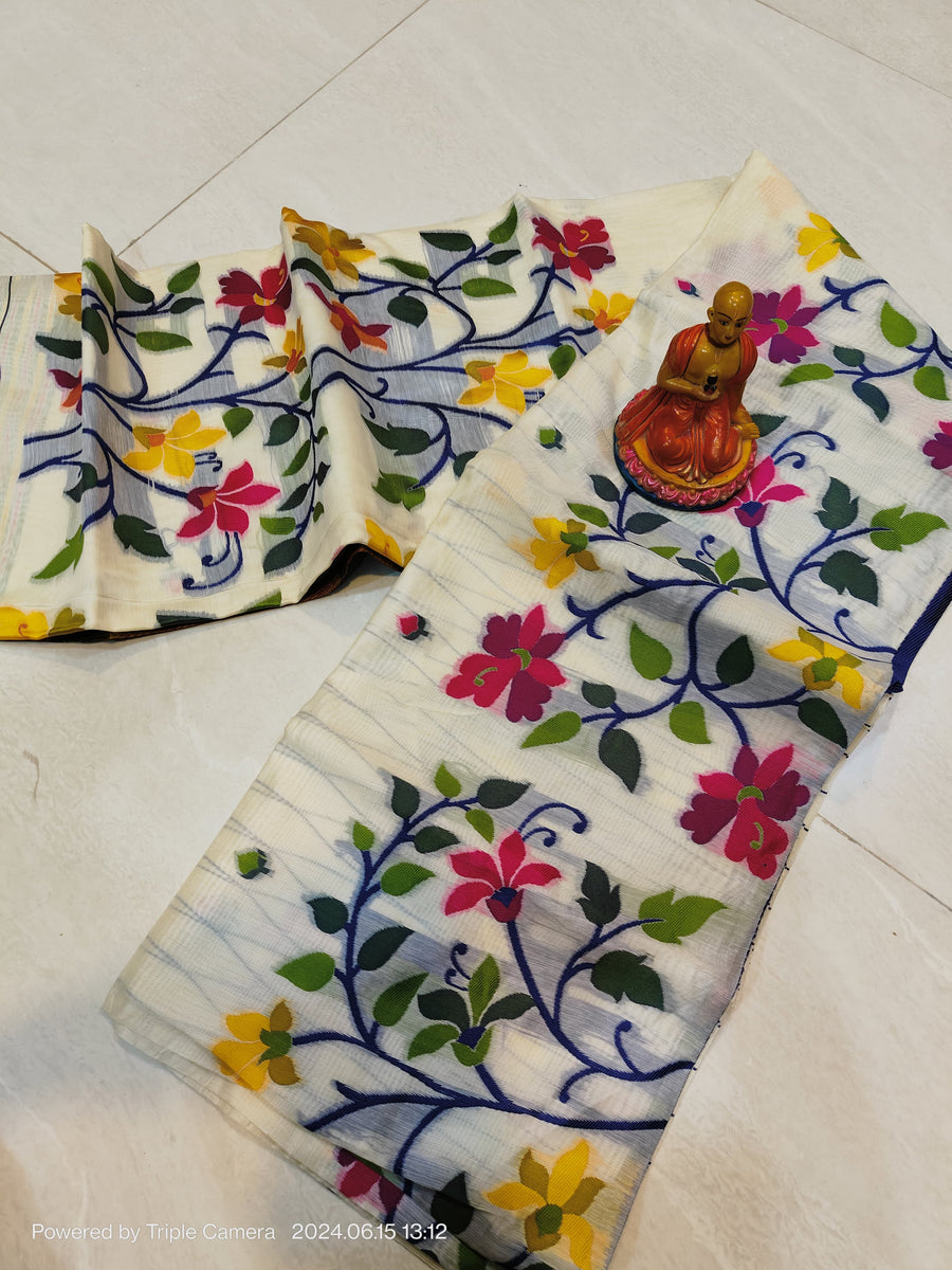 Mina Dhakai silk
