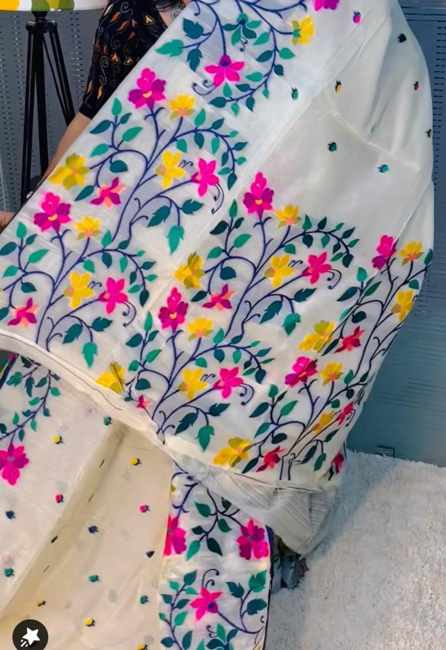 Mina Dhakai silk
