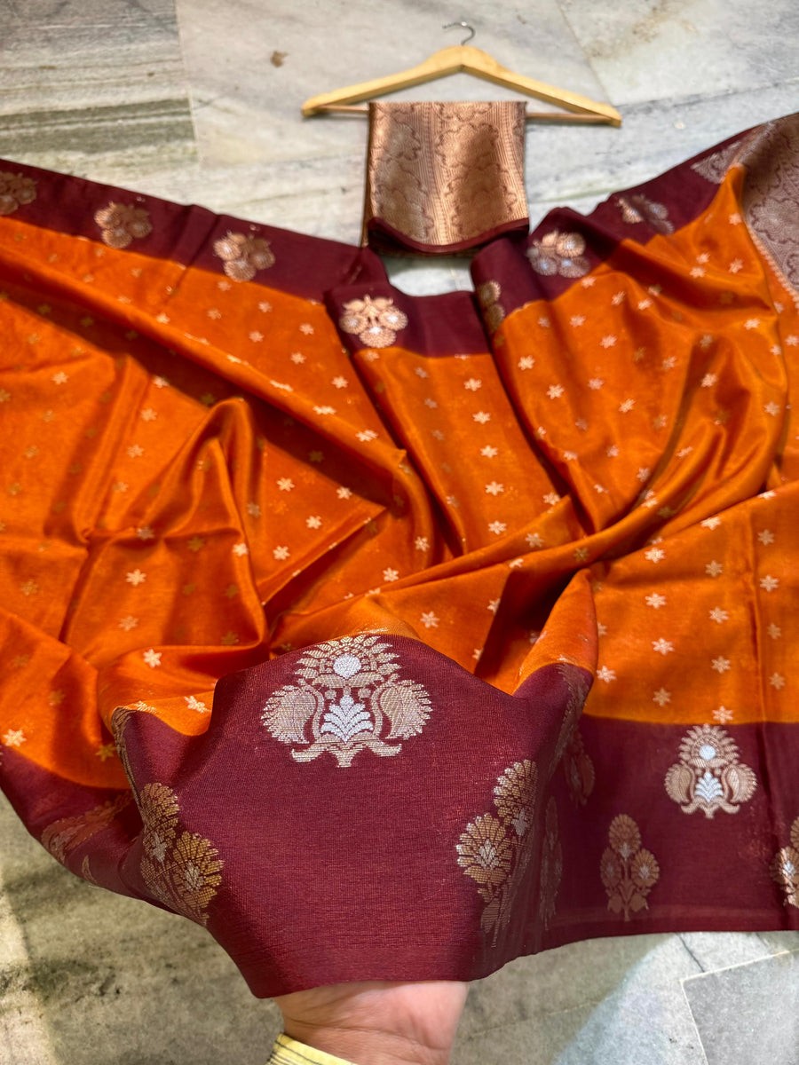 Banarasi semi-dupion saree