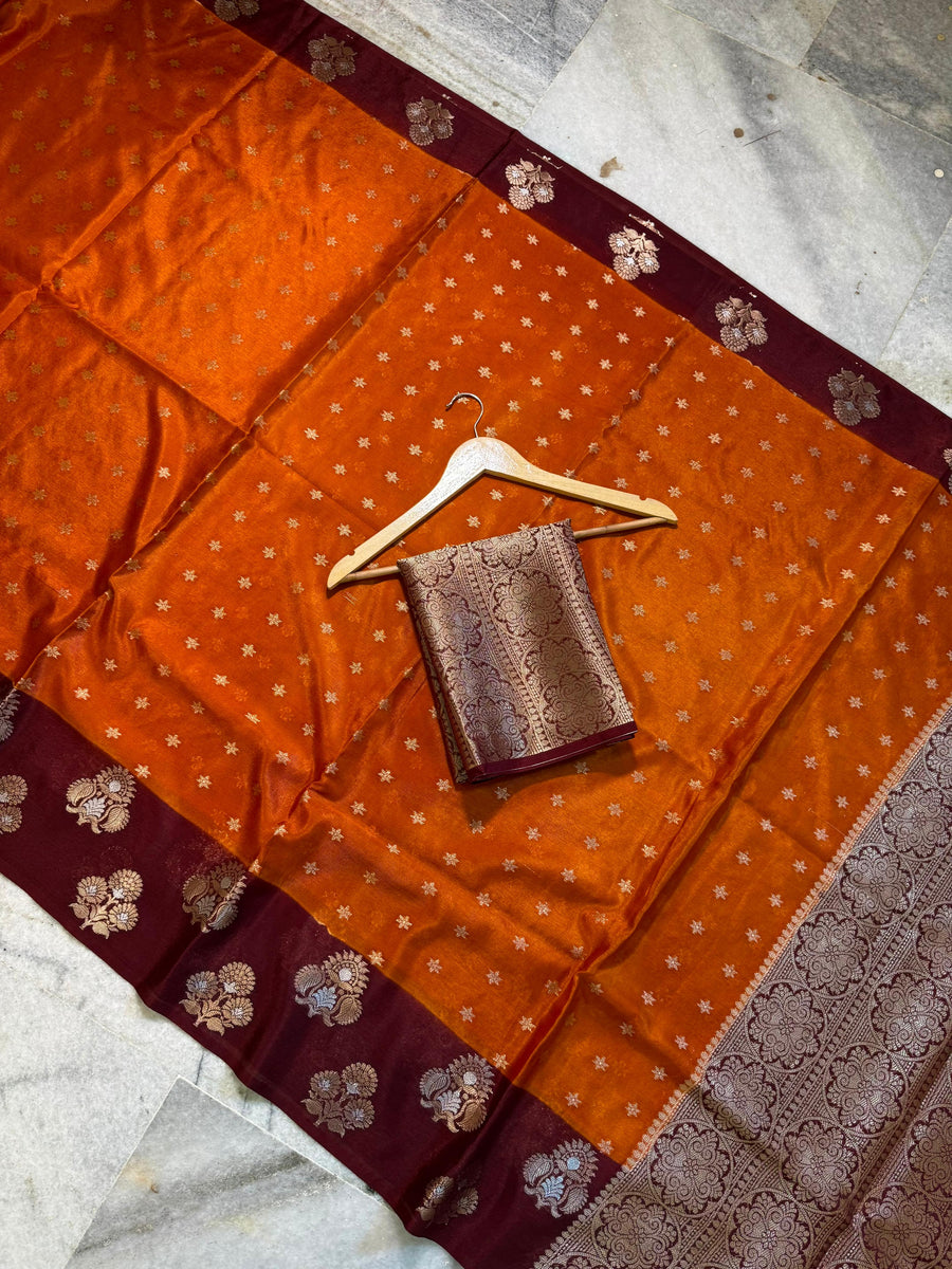 Banarasi semi-dupion saree