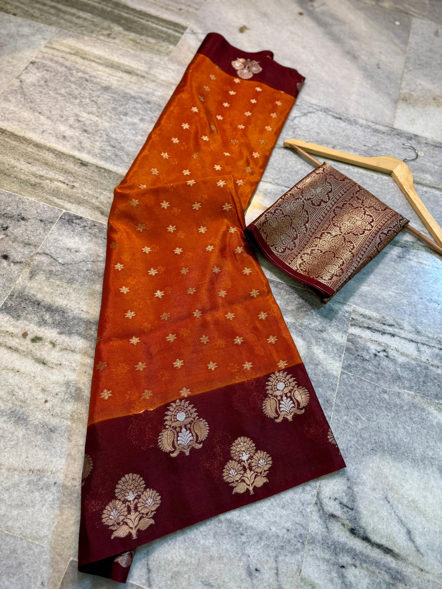 Banarasi semi-dupion saree