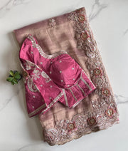 Premium Banarasi Tissue saree