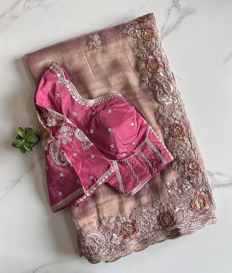 Premium Banarasi Tissue saree