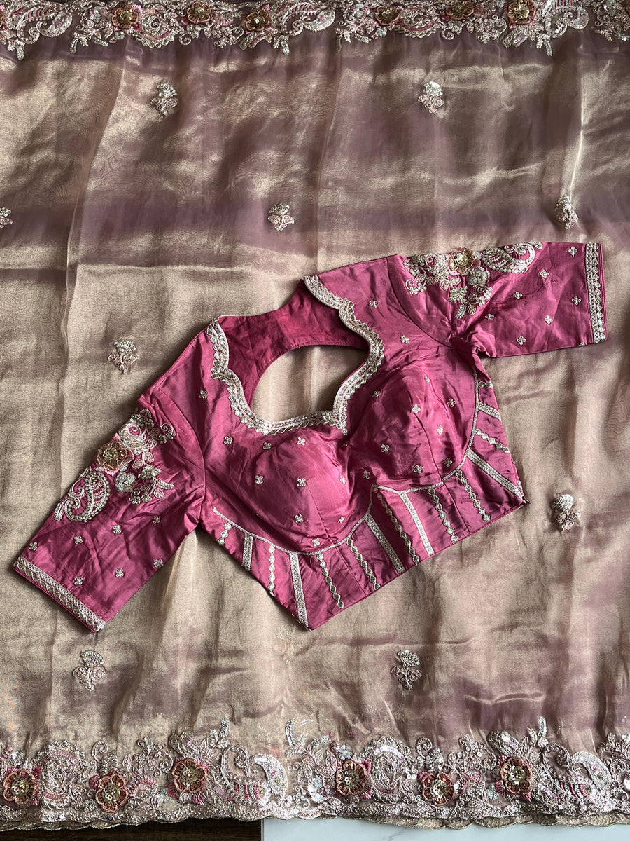 Premium Banarasi Tissue saree