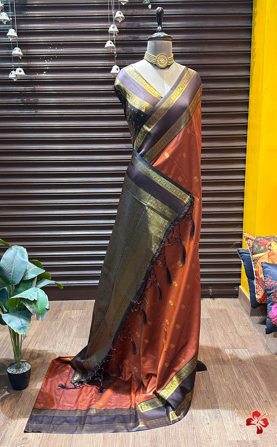 semi kanjivaram saree
