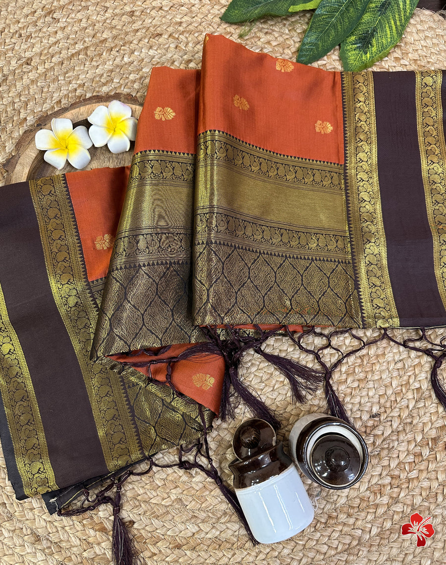 semi kanjivaram saree
