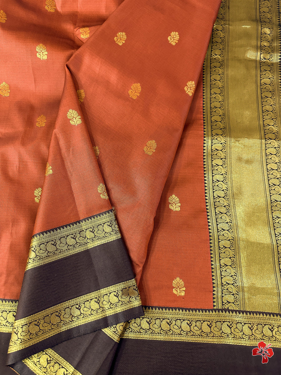 semi kanjivaram saree