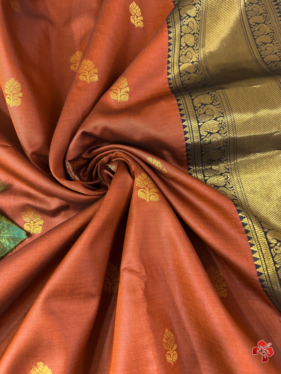 semi kanjivaram saree