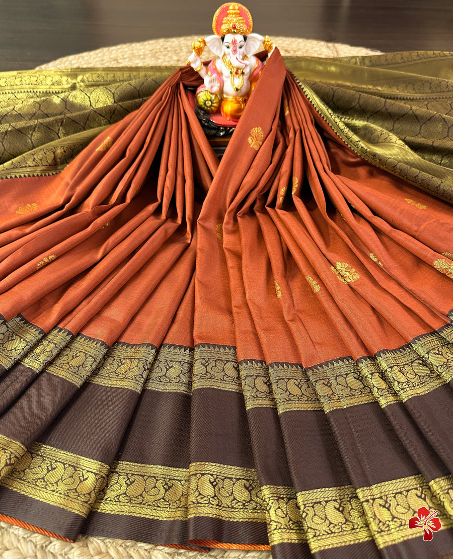 semi kanjivaram saree