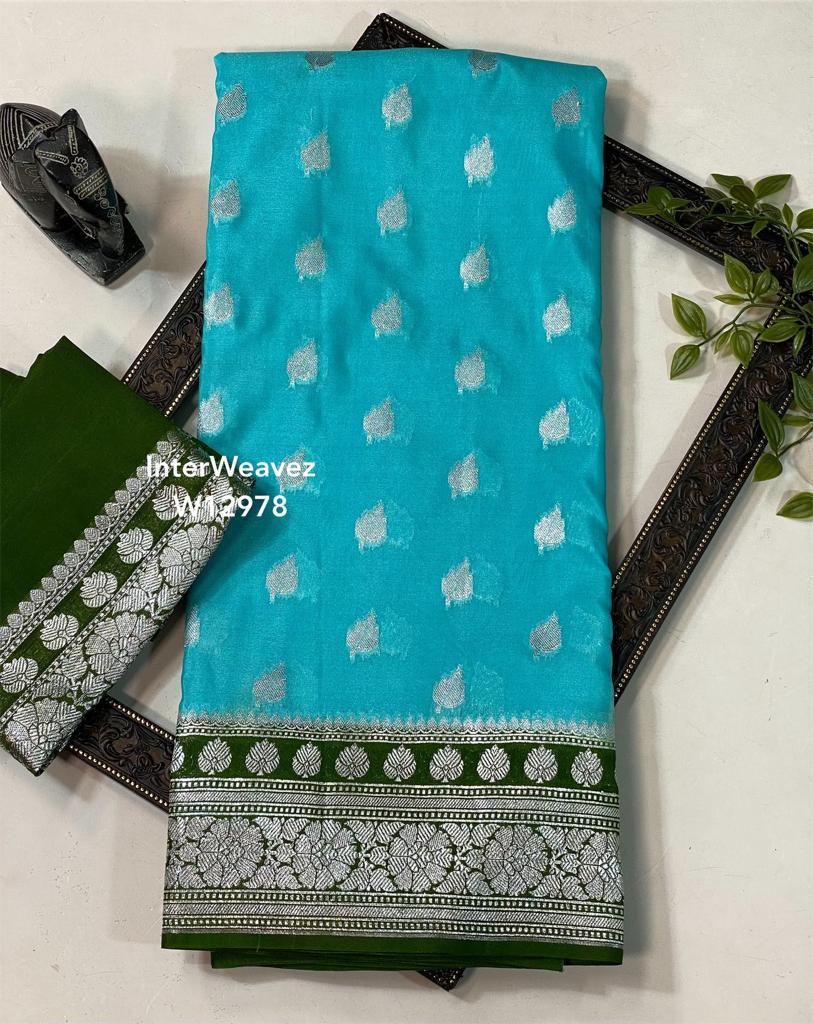 Banarsi semi-Katan silk saree