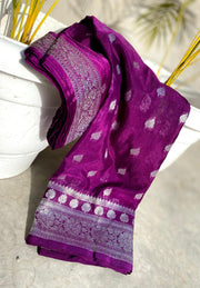 Banarsi semi-Katan silk saree
