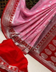 Banarsi semi-Katan silk saree