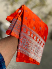 Banarsi semi-Katan silk saree