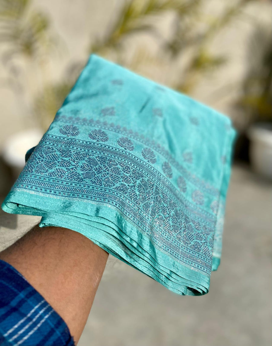 Banarsi semi-Katan silk saree