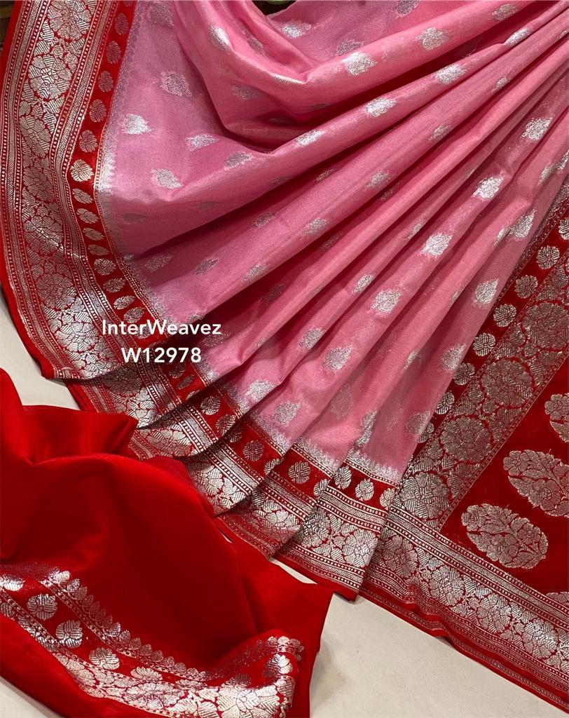 Banarsi semi-Katan silk saree