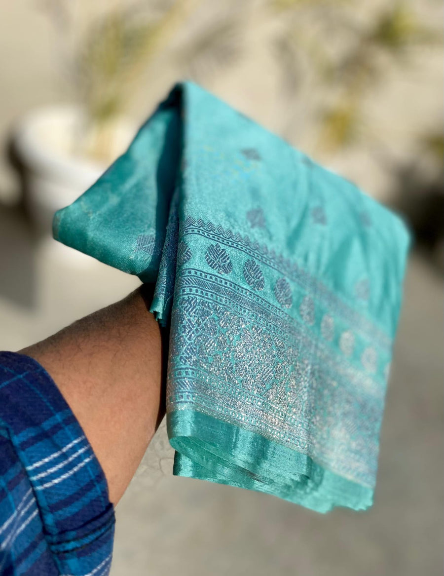 Banarsi semi-Katan silk saree