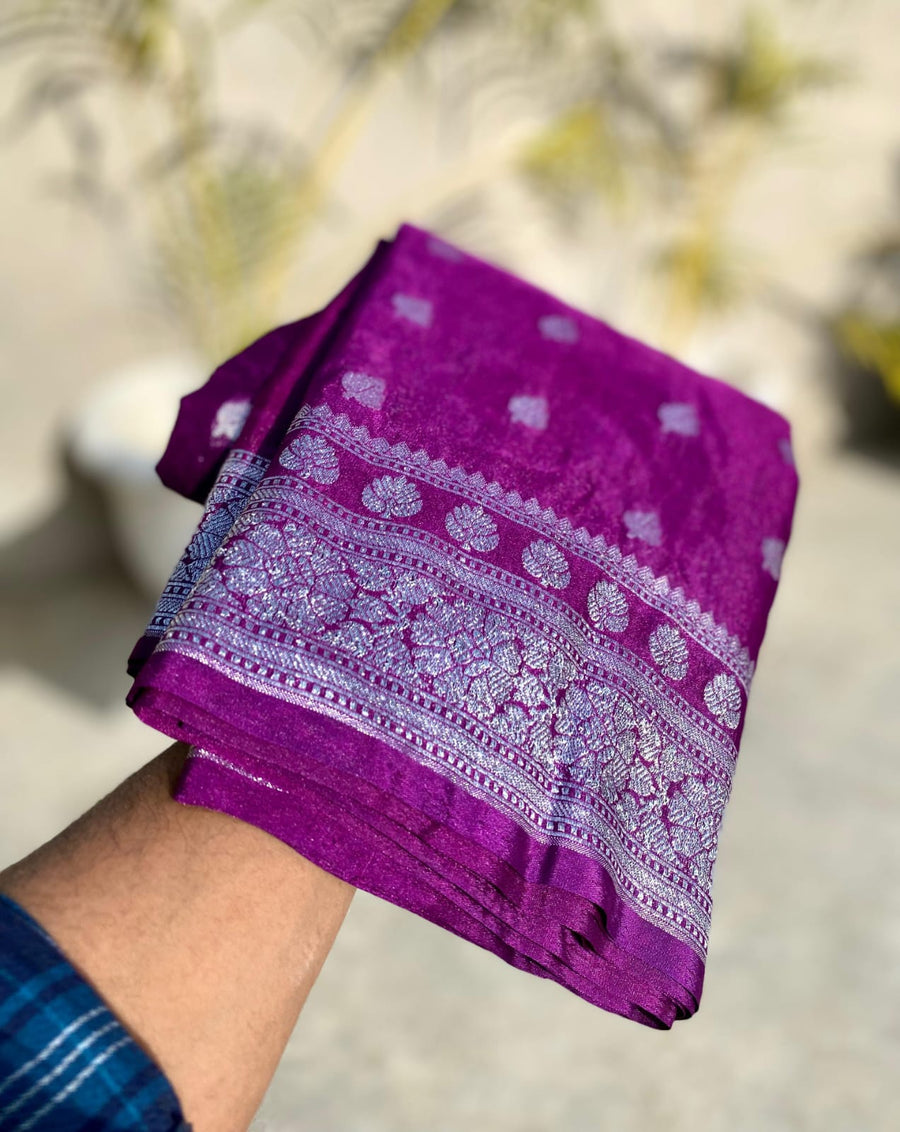 Banarsi semi-Katan silk saree